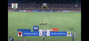 PSM Makassar Unggul 5-1 Atas Tamunya, Persib Bandung.